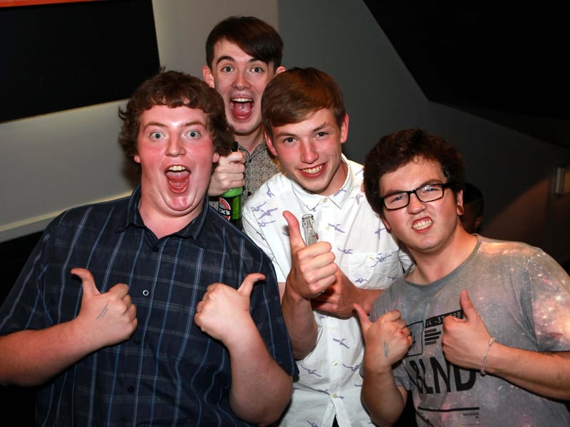 Adam, Bill, Josh and Derek having a blast in Scarborough Flyer