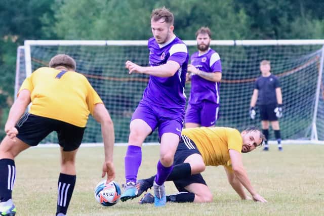 Brid Spa on the attack in the win against Flamborough.  PHOTO: TCF PHOTOGRAPHY