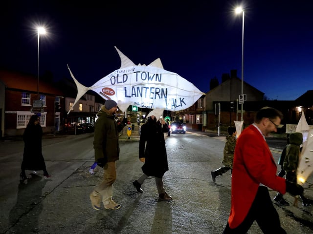 All of the stunning lanterns were handmade.