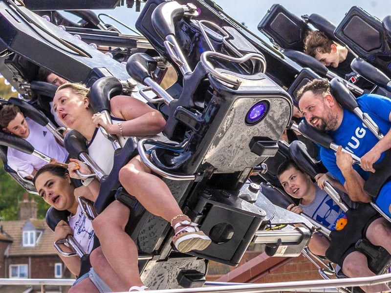 Families enjoying the fair. photo: Brian Murfield