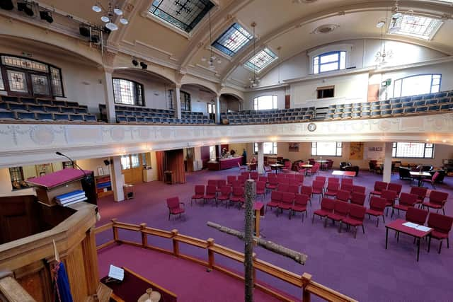 Inside Scarborough's Queen Street Methodist Church.
picture: Richard Ponter