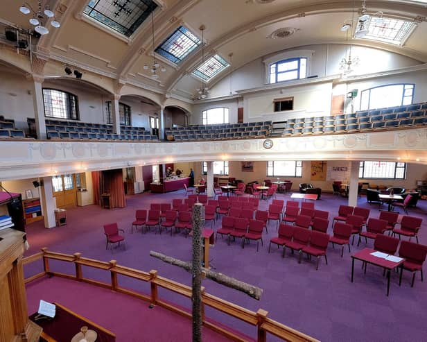 Inside Scarborough's Queen Street Methodist Church.
picture: Richard Ponter