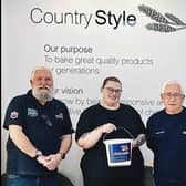 Bob Taylor (Bridlington RNLI), Amy Trudgett (Country Style Foods), Mike Milner (Bridlington RNLI) and Neil Higinbotham (Country Style Foods).