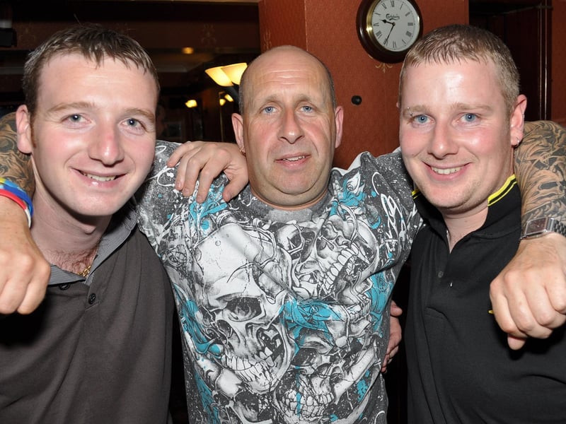 Rob, Curly and Wayne out for a mega night!
.