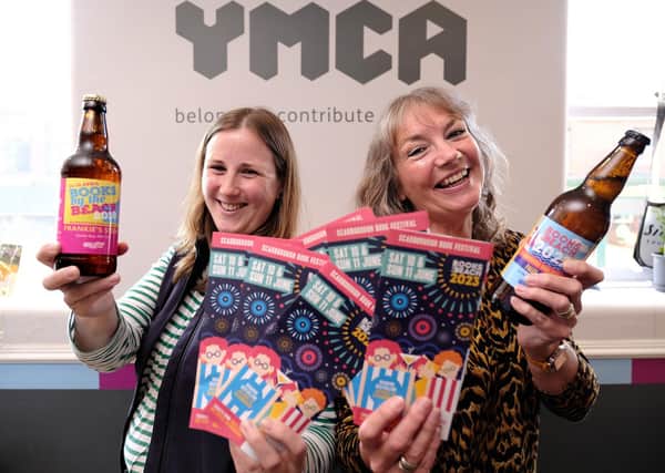 Books by the Beach organiser Heather French and  Katie Balchin, of Wold Top Brewery