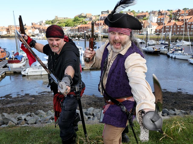 Pirates Niall Chambers and Pete Parkinson ready for adventures. photo: Richard Ponter