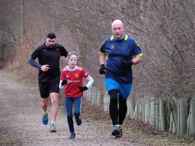 Runners of all ages tackled the North Yorkshire Water Park Parkrun