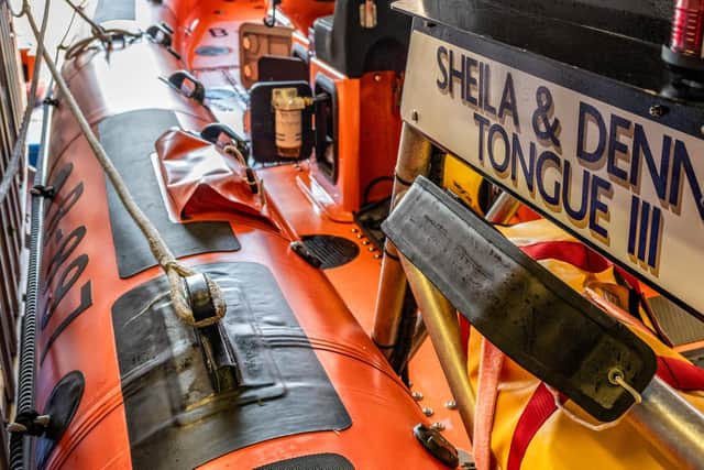 Staithes and Runswick RNLI lifeboat B-897 Sheila and Dennis Tongue III ready for service. 
picture: RNLI/James Stoker