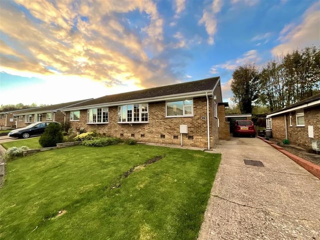 This two bedroom and one bathroom semi-detached bungalow is for sale with CPH Property Services with a guide price of £220,000.