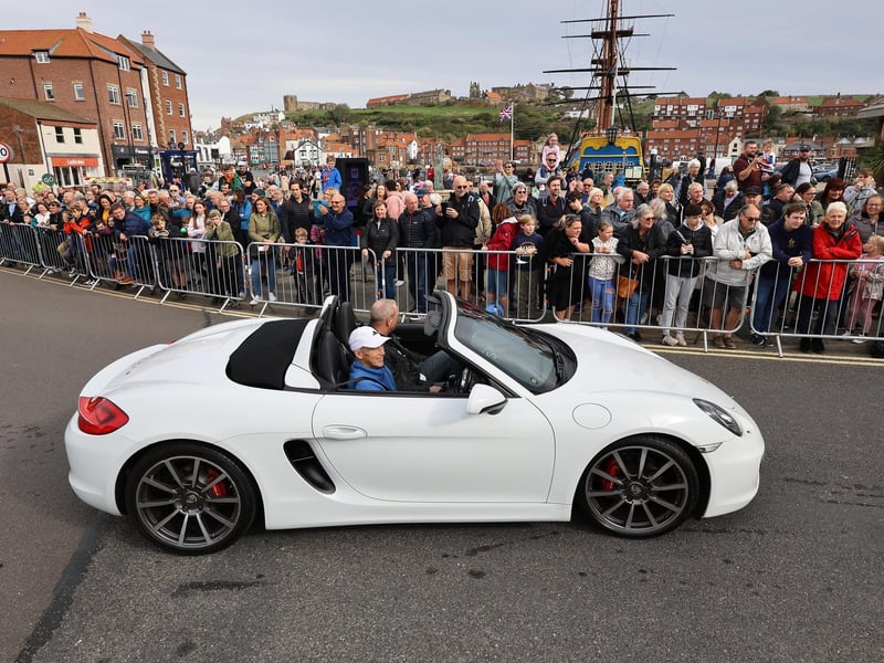 Supercar Saturday cars on the move.
picture: Richard Ponter