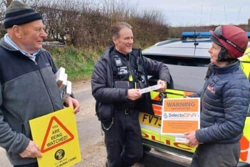 Farms on the outskirts of Whitby received SelectaDNA property marking equipment