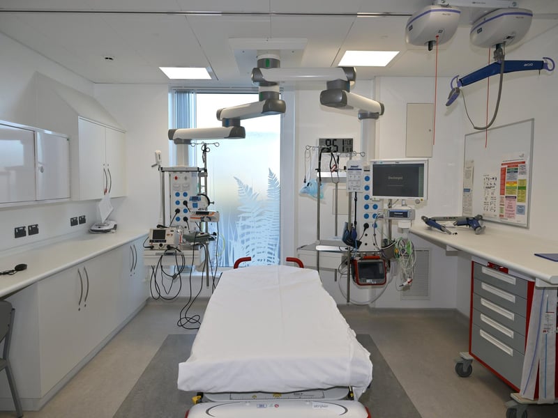 One of the operational rooms.