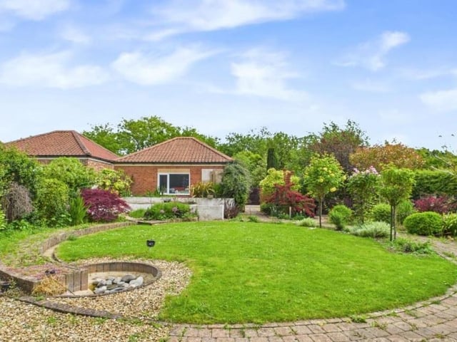 A section of the well maintained gardens.