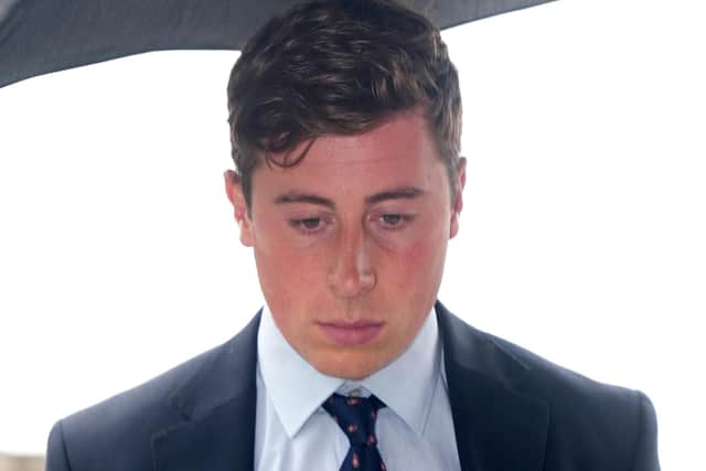 Charles Birkett leaves Scarborough Magistrates' Court, North Yorkshire, after he appeared charged with committing arson with recklessness as to whether property would be destroyed or life endangered. The charge relates to a fire in 2021 at The Star Inn, a thatched gastropub in Harome, near Helmsley. (Photo credit: Danny Lawson/PA Wire)