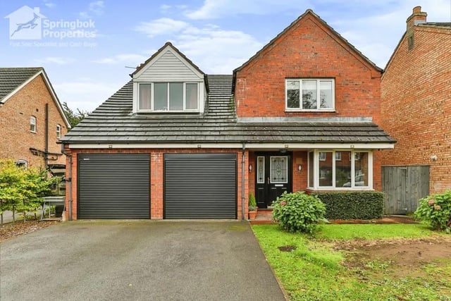 This four bedroom and two bathroom detached house is for sale with Springbok Properties with a guide price of £365,000.