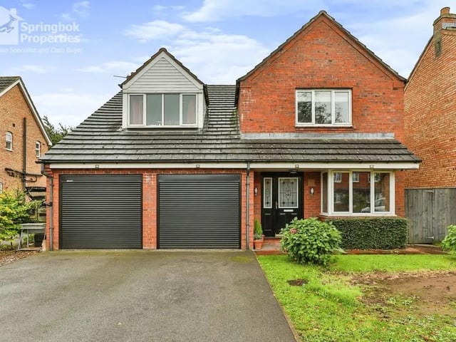 This four bedroom and two bathroom detached house is for sale with Springbok Properties with a guide price of £365,000.