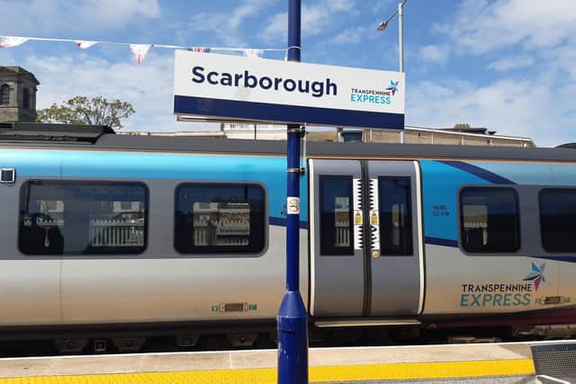 TransPennine Express at Scarborough Railway Station. Courtesy Anttoni Numminen/LDRS