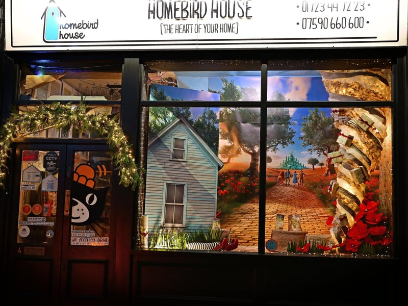 Homebird House looking jolly and bright.