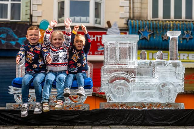 The magical trail will guide visitors through the heart of Bridlington, with a selection of icy spectacles. Photo from last year's event by James Hardisty