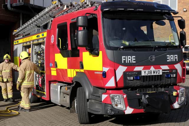 Firefighters at Scarborough Fire Station