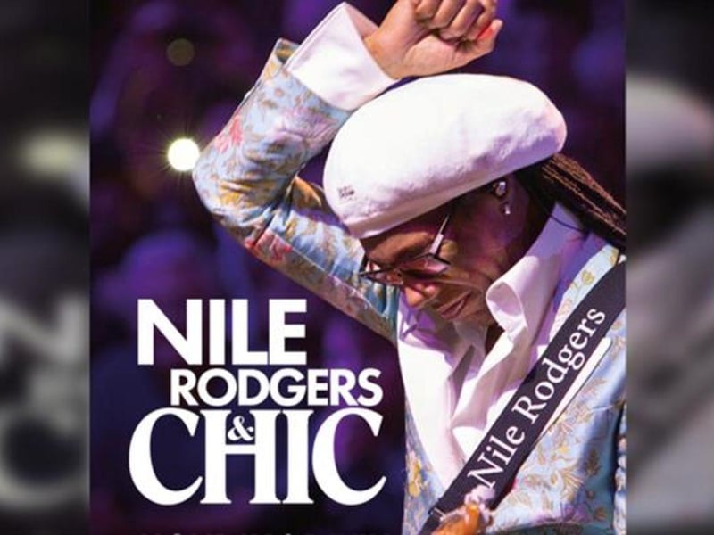On July 24 ,Nile Rodgers and Chic will be coming to Bridlington Spa. The Disco pioneer is the songwriter/producer behind pop hits that span decades, from Sister Sledge to Daft Punk.