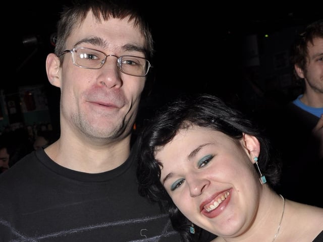 James and Vickie having a nice time.