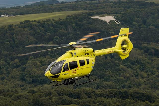 The Yorkshire Air Ambulance charity, which is celebrating its 25th anniversary this year, helps with an average of five incidents every day.