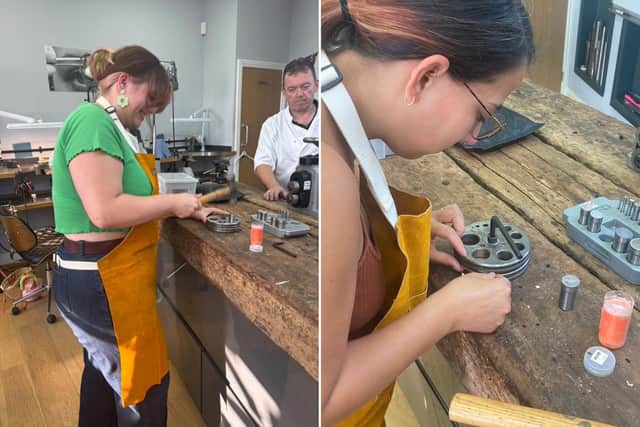 The course allowed participants to get really hands on and try using many different types of specialist equipment.