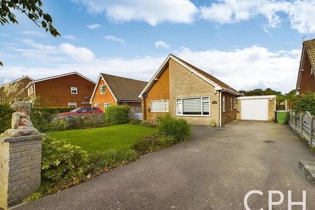 This three bedroom and two bathroom detached bungalow is for sale with CPH Property Services with a guide price of £400,000.
