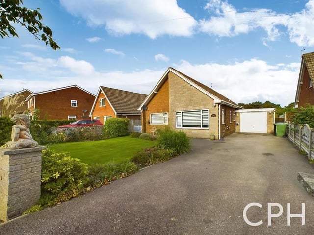 This three bedroom and two bathroom detached bungalow is for sale with CPH Property Services with a guide price of £400,000.