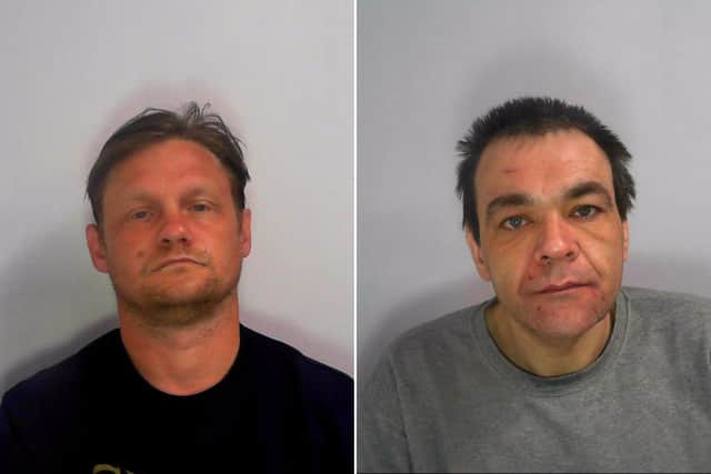 Barry McGrath and Robert Power were sentenced for the vicious attack on a "perfectly innocent man"