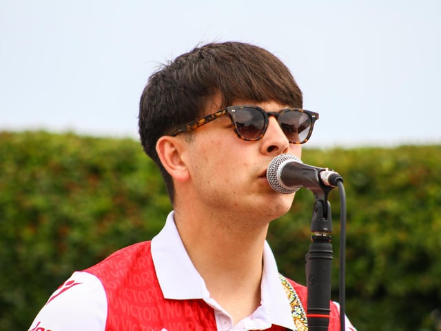 The Feens provided the musical entertainment for fans at the Tow Bar event.