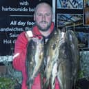 Taylor with Sunday's Heaviest Bag of Fish, 27 lb 5 oz.