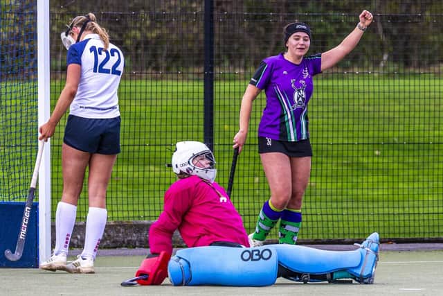 Bronwyn Hodgson put Danby 3-1 ahead. Photo by Brian Murfield