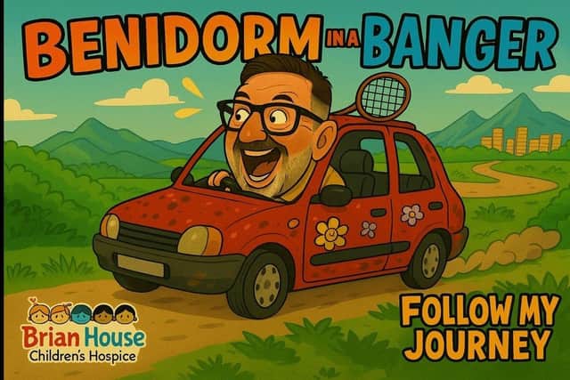 Scarborough Resident, Comedy Hypnotist Ken Webster is raising funds for charity with his Benidorm in a Banger Challenge