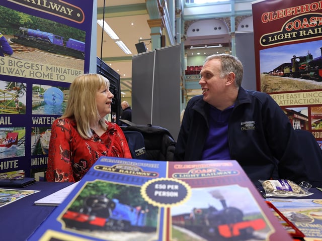 Chatting at the North Bay Railway stand