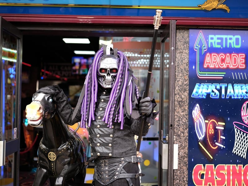 A little stop off at the arcade.