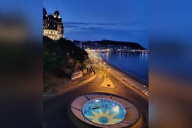 Overall winner at Show Scarborough 2023! and most popular photograph of Scarborough was The Beauty of the Night by Olena Speranska, which depicts Aquarium Top roundabout.