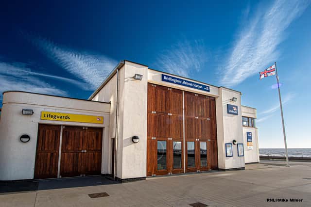 Bridlington lifeboat station will be open on Saturday, May 11, for special tours. Photo courtesy of RNLI/Mike Milner.