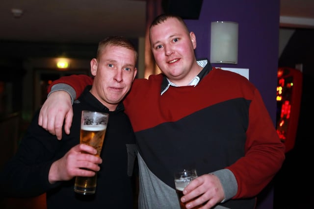Matty and Big A celebrating Matty's 25th Birthday.