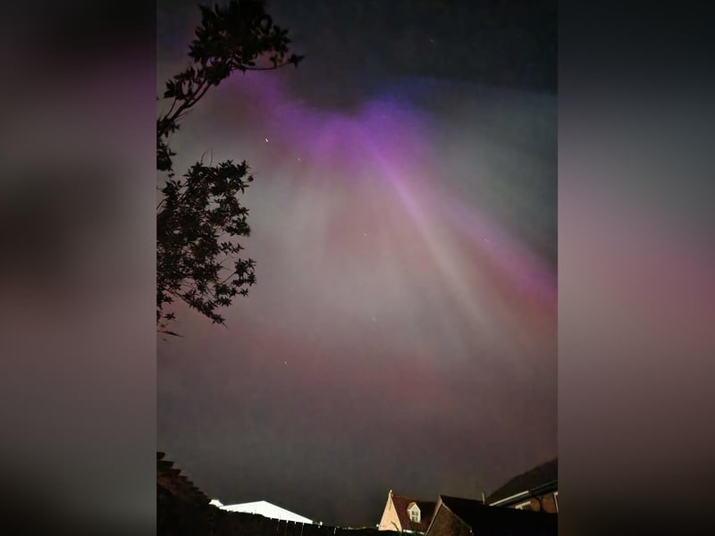 Stunning Northern Lights seen over Whitby area.picture by Claire Marsay.