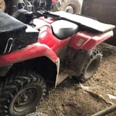 Police are urging anyone with information about a stolen quad bike from a Whitby farm to get in touch.