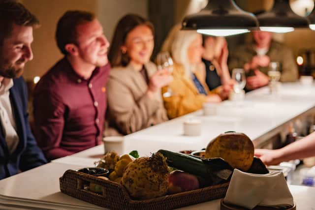 Fine dining at Calluna.