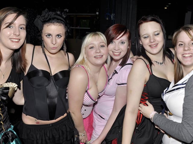 Hannah, Vicky, Jodey, Amy, Lauren and Zoe on a girls night out.