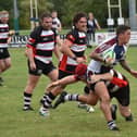 Tom Makin scored the first try for Scarborough RUFC in their loss on the road at Old Crossleyans on Saturday afternoon. PHOTO BY PAUL TAIT