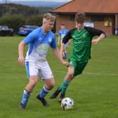 Jamie Atkinson was man of the match in Heslerton's cup win.