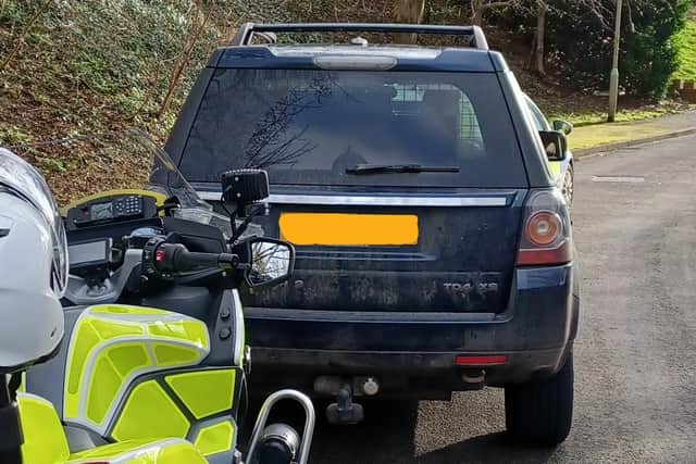 Police in Scarborough seized an uninsured Land Rover Freelancer