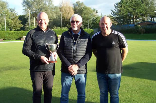 Alan Landers, left, won the Mick Jessop Cup