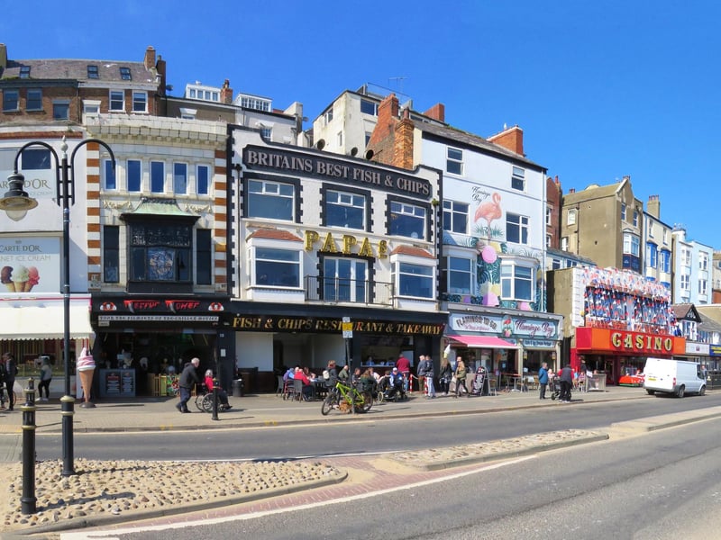 Scarborough's colourful seafront.
picture by Tony Freeman.