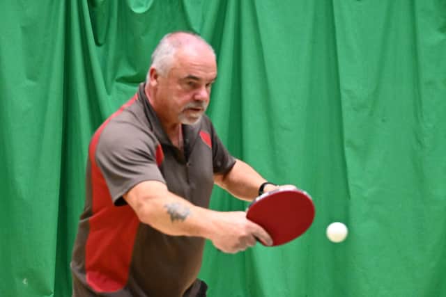 Bridlington Table Tennis League action. Photo by Tony Wigley